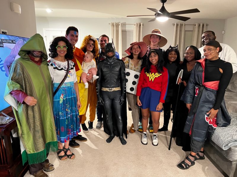 UVA’s Ph.D. in Data Science cohort in Halloween costumes